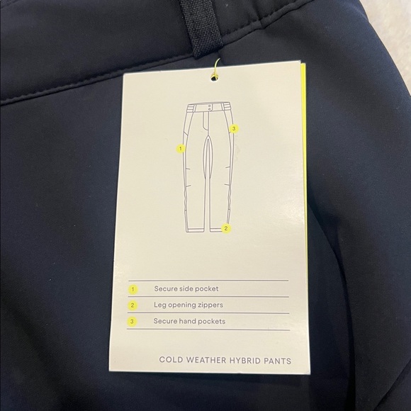 Cold Weather Warm Hybrid Pants SMALL ~ All in Motion Black - Picture 4 of 8